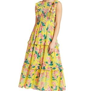 Banjanan Iris Floral Maxi dress size large